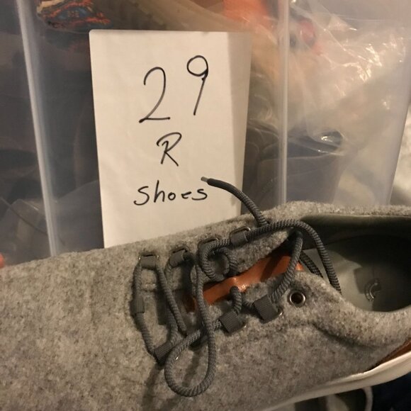 Johnston & Murphy Gray Wool Sneakers Memory Foam Insole Mens 10.5M - Picture 11 of 11